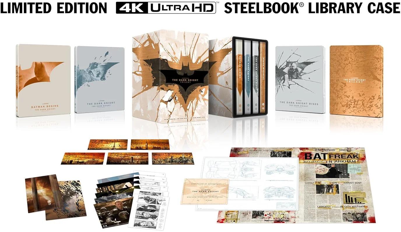 The Dark Knight Limited Edition Steelbook Library Case (Amazon Exclusive) cover