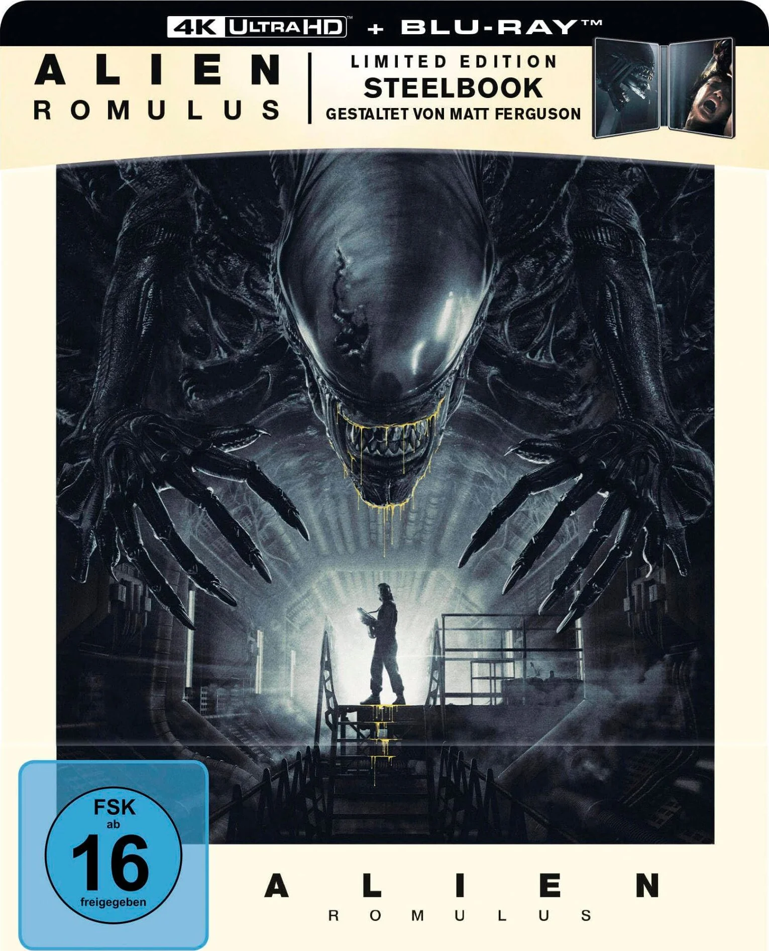 Limited Edition Steelbook (Matt Ferguson art) cover